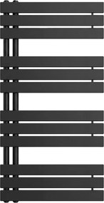 Solaro Design törölközőszárító radiátor 1200x600 mm fekete