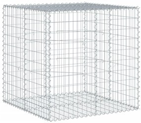 horganyzott vas gabion kosár fedéllel 100 x 100 x 100 cm