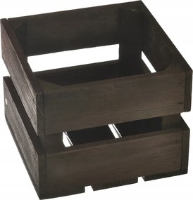 Fa Doboz Fekete Ajándék, Dekoráció, Tárolás