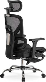 Forgószék ergonomikus kialakítással, fekete színben. KAIR