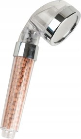 Ásványi zuhanyfej, krómozott, szűrővel