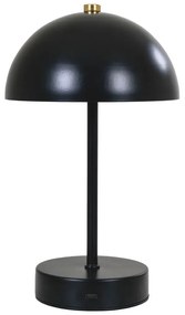 Fényes fekete LED asztali lámpa (magasság 25 cm) Holt – House Nordic