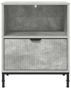 Éjjeliszekrények 2 pcs Beton szürke 49 x 36 x 61 cm Faanyag