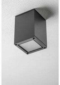 Lámpa Mennyezeti lámpatest LENTO, aluminium, 100x130, IP54, max 35W, négyzet, grafit