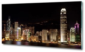 Üvegkép falra Hong kong éjjel osh-25184002