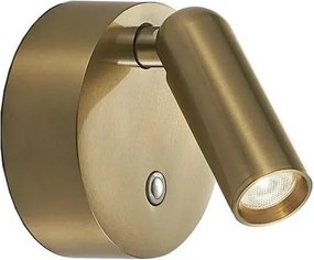 Ideal Lux - dimmelhető, újratölthető fali spotlámpa BEAN LED/3W/5V CRI95 sárgaréz