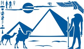 Falmatrica velúr dekoráció Nw 70x42cm Egyiptom