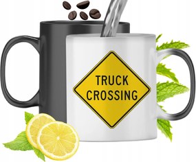 Mágikus Bögre Teherautóknak Színváltós, fényképes nyomattal