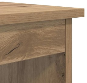 vidaXL Dohányzóasztal 3 pcs Artisan tölgy Faanyag