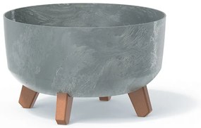 Prosperplast GRACIA LOW kaspó 28,5 cm beton effect