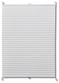 Plisse Roló 80 x 150 cm Fehér Redős Roló