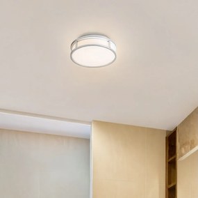 RENDL GRANDE LED 25 stropní opálové sklo/chrom 230V LED 12W IP44 3000K