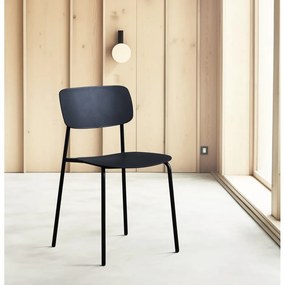 Fekete étkezőszék szett 2 db-os Kirkland – Unique Furniture