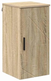 Fürdőszoba bútor szett 5 pcs sonoma tölgy 61 x 35 x 64 cm