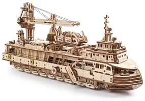 Ugears - 3D fa mechanikus puzzle Kutatóhajó