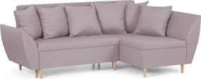 ALEX Kinyitható sarokkanapé Rózsaszín