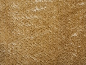 Mustársárga pamut ágytakaró 200 x 220 cm SAITLER Beliani