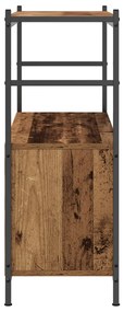 Könyvespolc Füstölt Tölgy 80x30x78,5 cm Műszaki Fa