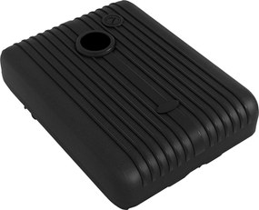 Outsunny HDPE napernyő talapzat, 70 kg víz vagy 90 kg homok tölthető, 130 mm-es napernyő oszlopokhoz, 2 kerékkel és fogantyúval, fekete | Aosom