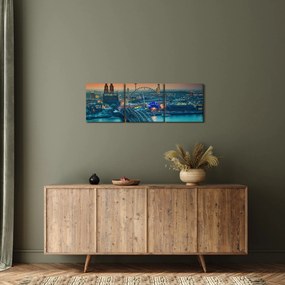Kép - Köln (órával) (90x30 cm)