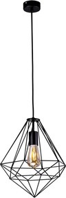 KAJA K-4000 MARKO Fekete Színű Függeszték 1xE27 15W IP20