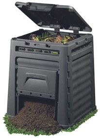 Keter Eco komposztáló, fekete, 320 l, 65 x 65 x 75 cm