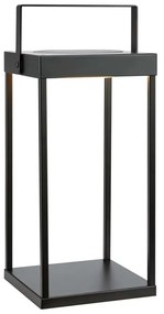 Fekete napelemes-USB kültéri LED lámpás (magasság 42 cm) Pure – Markslöjd