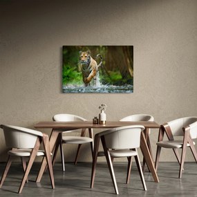 Futó tigris képe (90x60 cm)