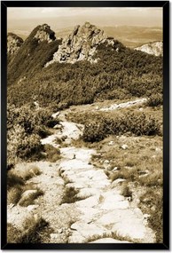 Poszterek keretben 40x60 Tátra Lengyel hegyek Kilátás