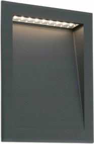 Faro Soun 193 süllyesztett Led fali lámpa, IP65, 8W, sötétszürke