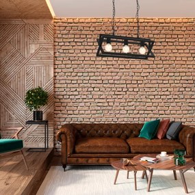 Csillár láncon ARNOLD 3xE27/60W/230V fekete