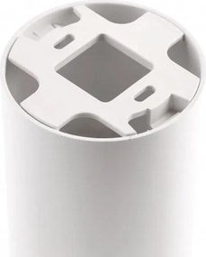 Lámpa Mennyezeti lámpatest RESTO, PC, φ80x125mm, IP20, max 20W, kör, fehér