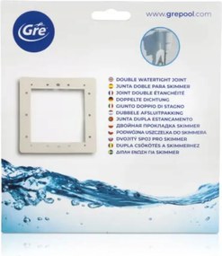 Gre Dupla tömítés skimmerhez Medence Karbantartó készlet Tisztaság