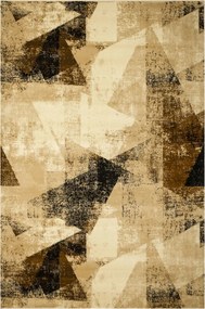 200x290 cm Szőnyeg Rose Barna Bézs Háromszög Alakú Krém