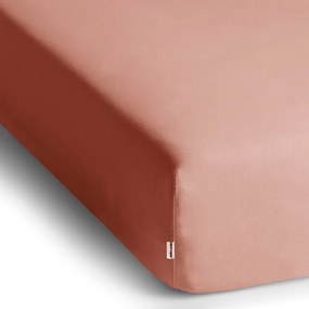 Barackszínű gumis jersey lepedő 240x220 cm Amber – Restilo
