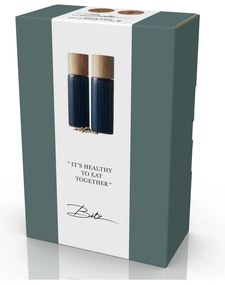 Sötétkék kerámia só- és borsőrlő szett 2 db-os Gastro Blue – Bitz