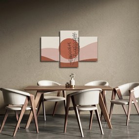 Kép - Boho levelek N⁰1 (90x60 cm)