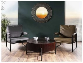 Crotone dohányzóasztal, dió / fekete