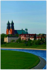 Poszterek 80x120 Poznań Panoráma