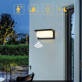 Brilagi - LED Napelemes érzékelős fali lámpa BRICKY LED/5W/6V IP65