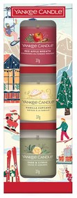 Yankee Candle Ajándék szett 3 üveg votív gyertya Holiday Party 2025