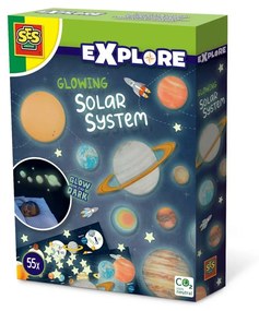 Ses EXPLORE - világító bolygók, öntapadós