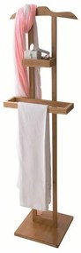 Bambusz ruhaállvány Compactor Bamboo, barna
