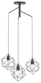 Eglo 43366 - Csillár zsinóron STRAITON 3xE27/60W/230V