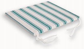 Aveiro székpárna 40x40x2,5cm zöld csíkos