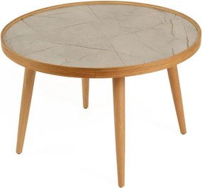 Polen 80 - Oak, Grey Marble