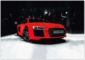 Poszterek 100x70 Piros Audi Audica R8