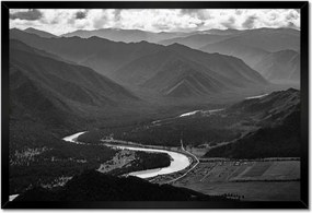 Poszterek keretben 60x40 Kilátás a teraszról a Tyungurra