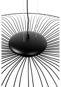Fekete LED szabályozható függőlámpa ø 90 cm Spider – Zuiver