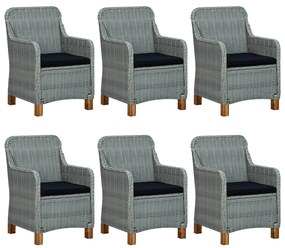 vidaXL 9 részes világosszürke kerti étkezőgarnitúra